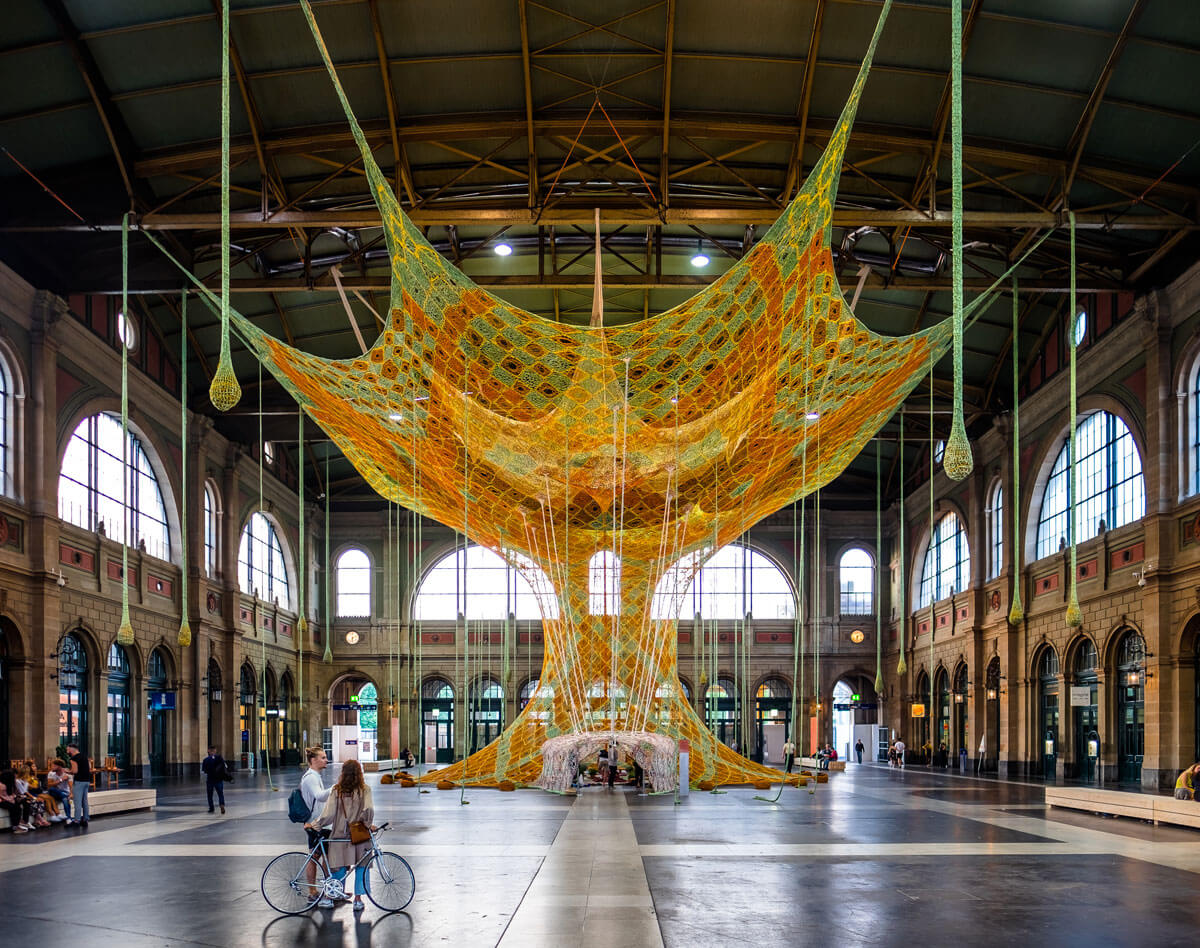 GaiaMotherTree - Ernesto Neto - Foundation Beyeler