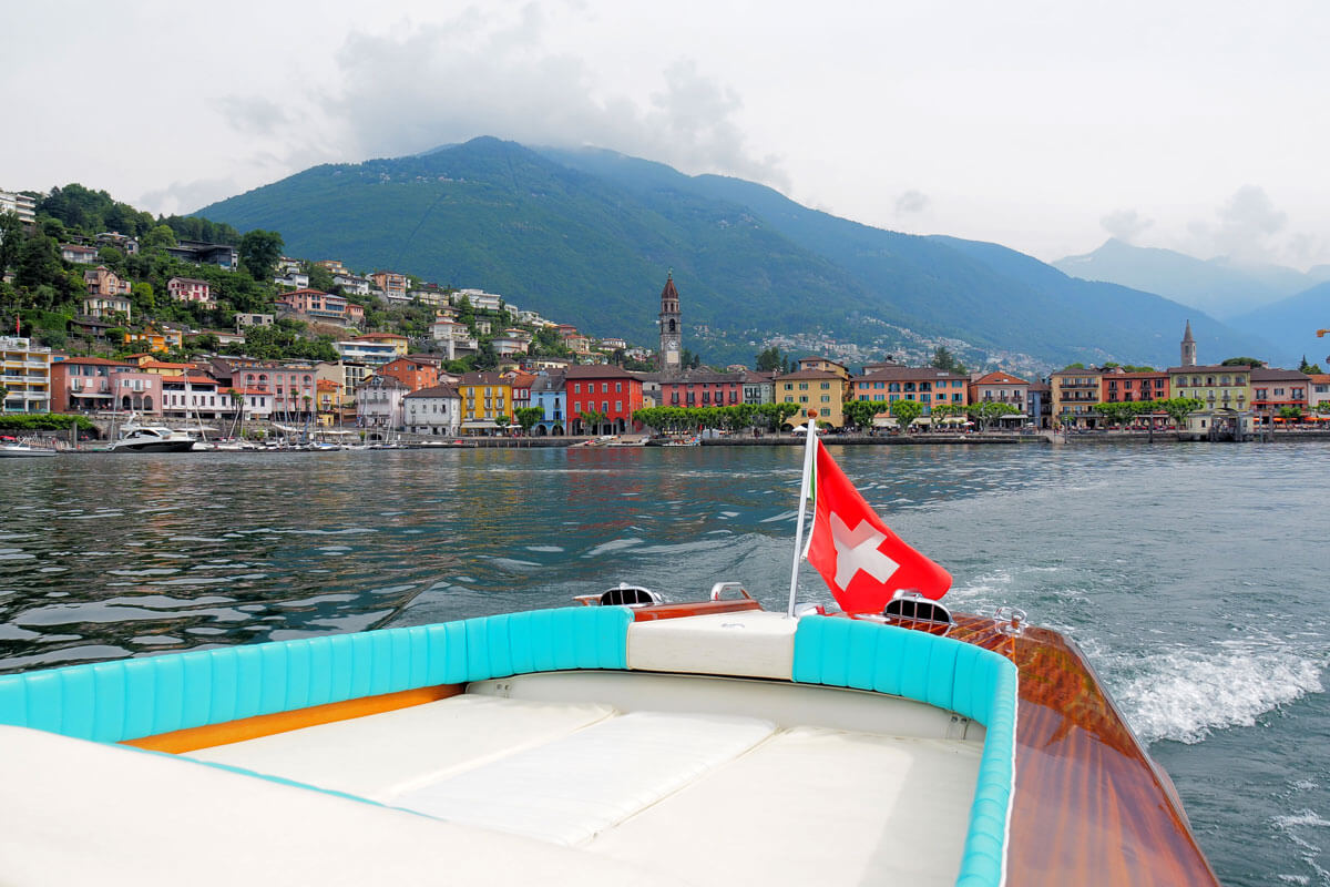 Riva Aquarama Boat by the Hotel Eden Roc Ascona