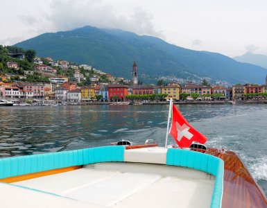 Riva Aquarama Boat by the Hotel Eden Roc Ascona