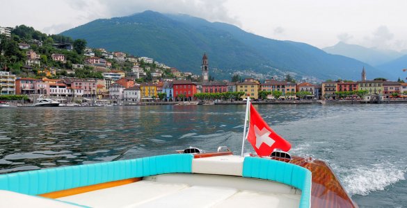 Riva Aquarama Boat by the Hotel Eden Roc Ascona