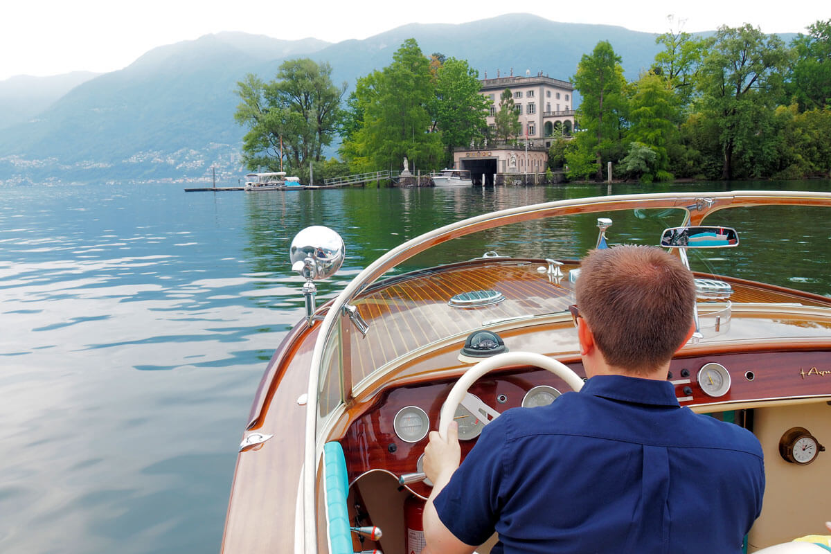 Riva Aquarama Boat by the Hotel Eden Roc Ascona