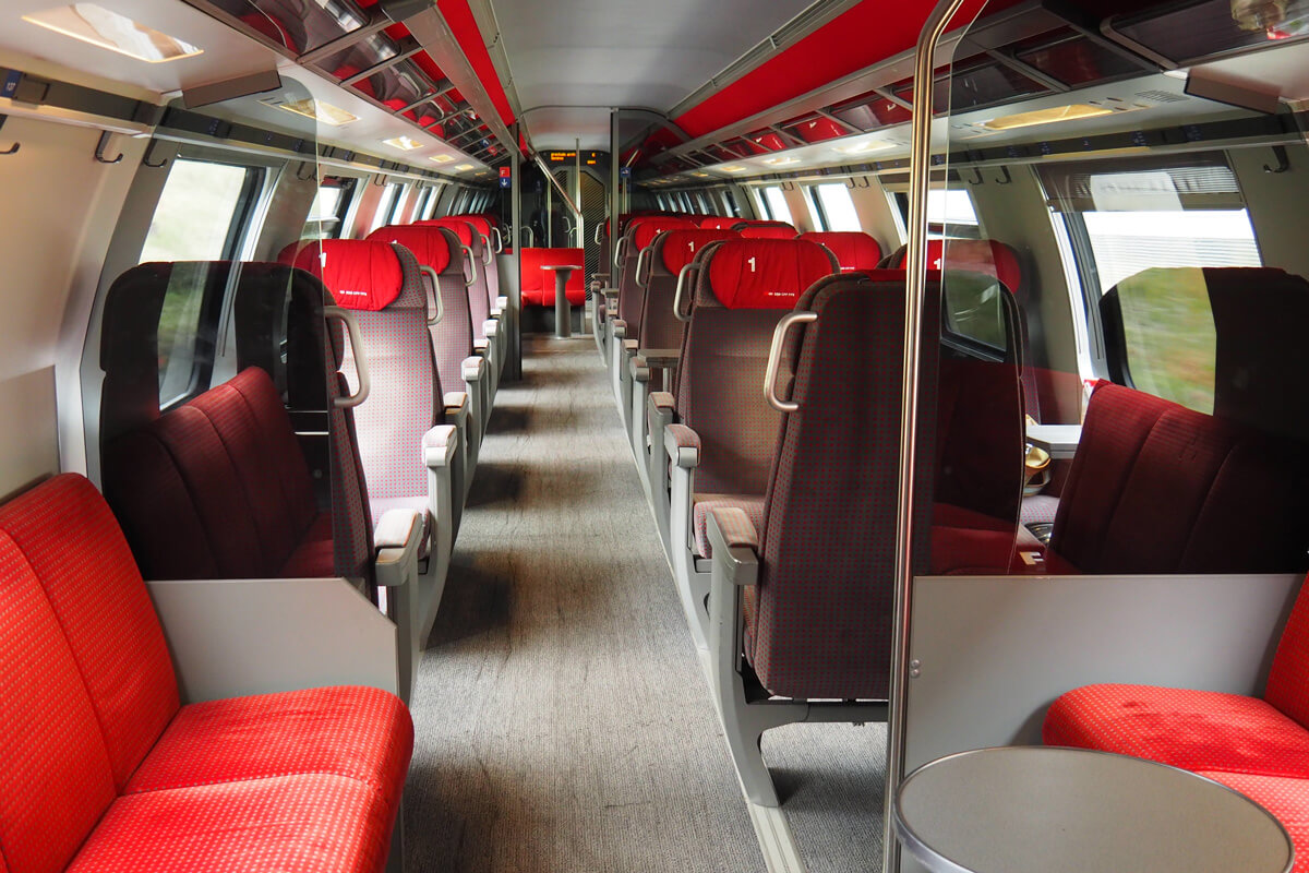SBB Intercity Train First Class