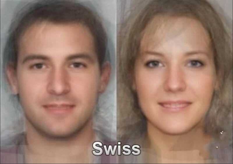 World of Average Faces - Swiss