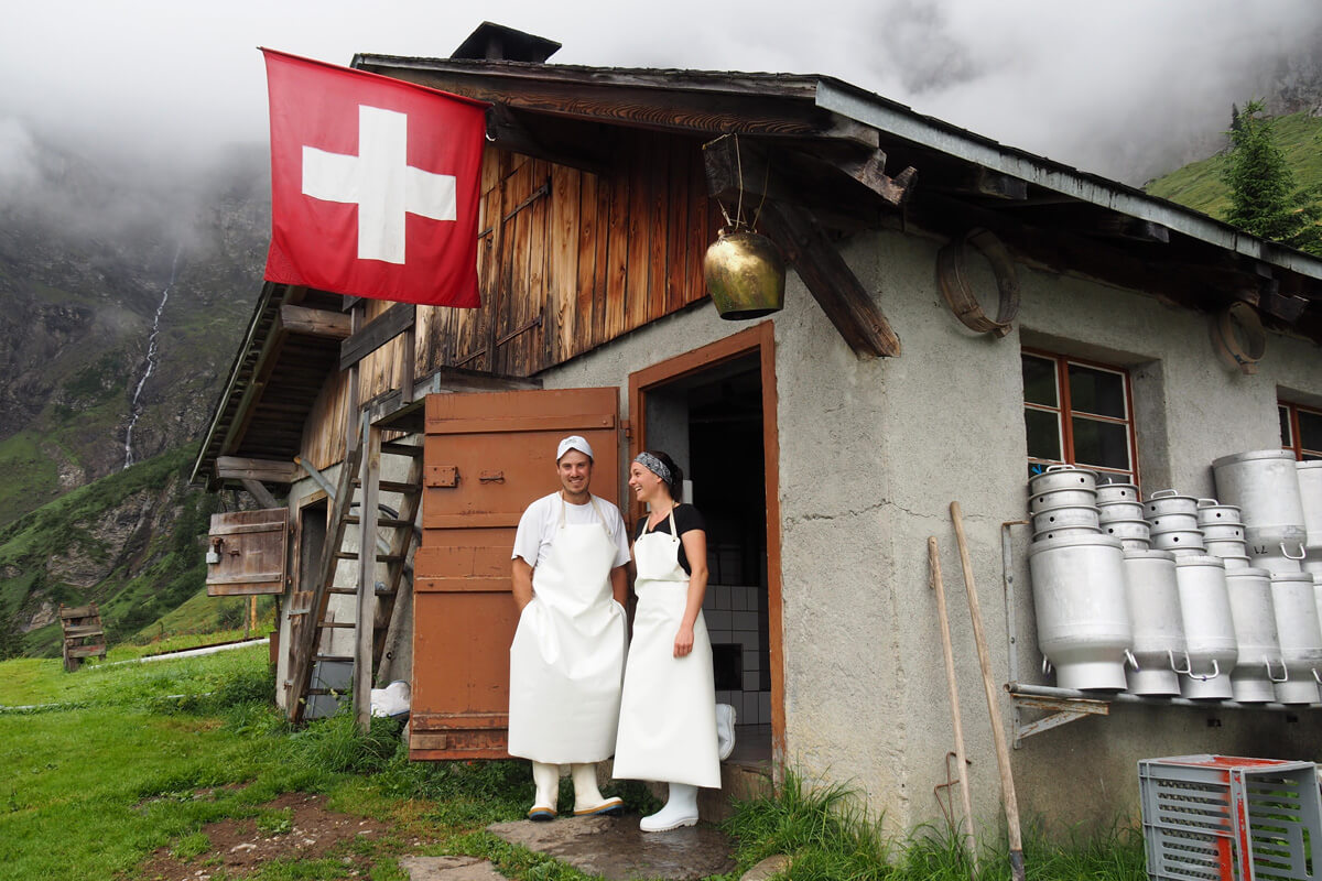 Alpine Cheese Making at Musenalp in Isenthal, Switzerland