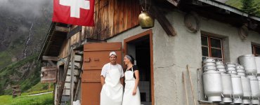 Alpine Cheese Making at Musenalp in Isenthal, Switzerland