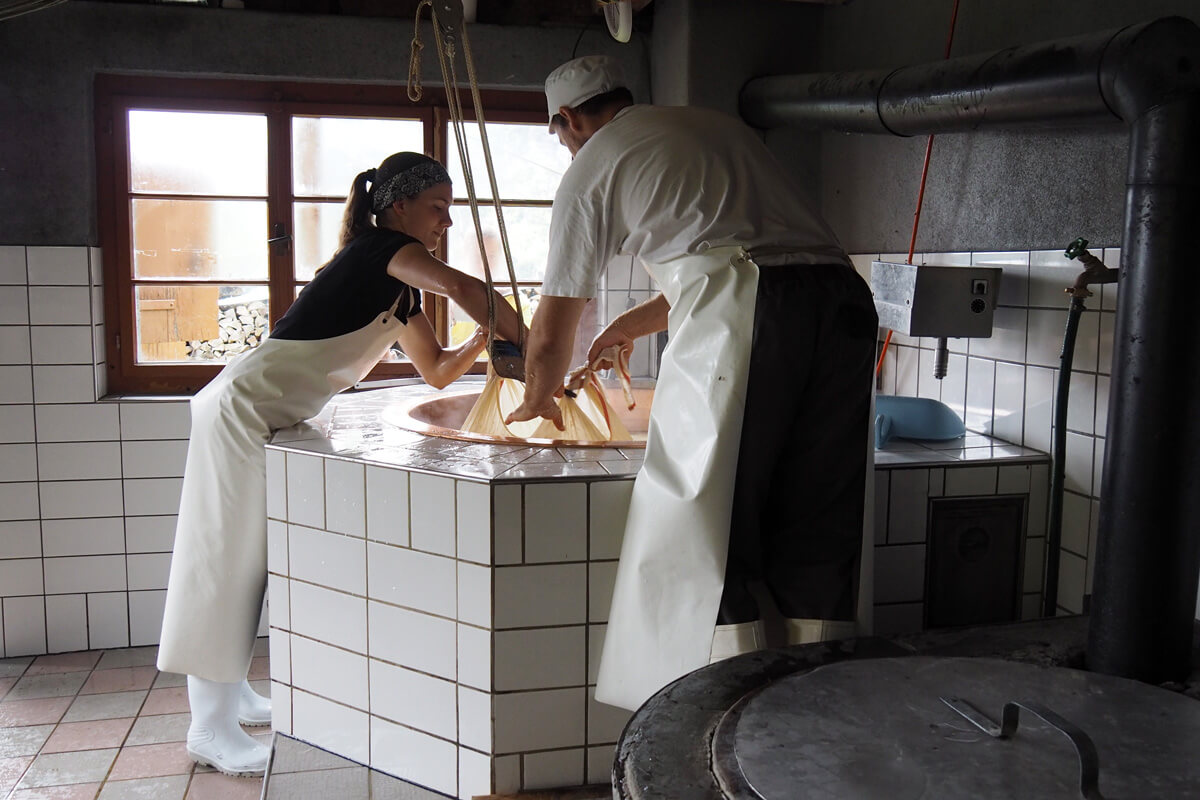 Alpine Cheese Making at Musenalp in Isenthal, Switzerland