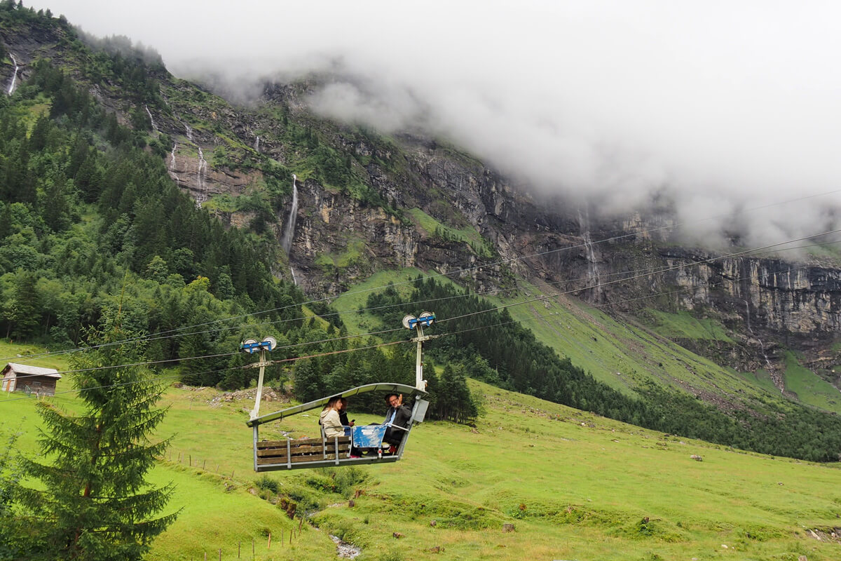 Cable Car at Musenalp in Isenthal, Switzerland