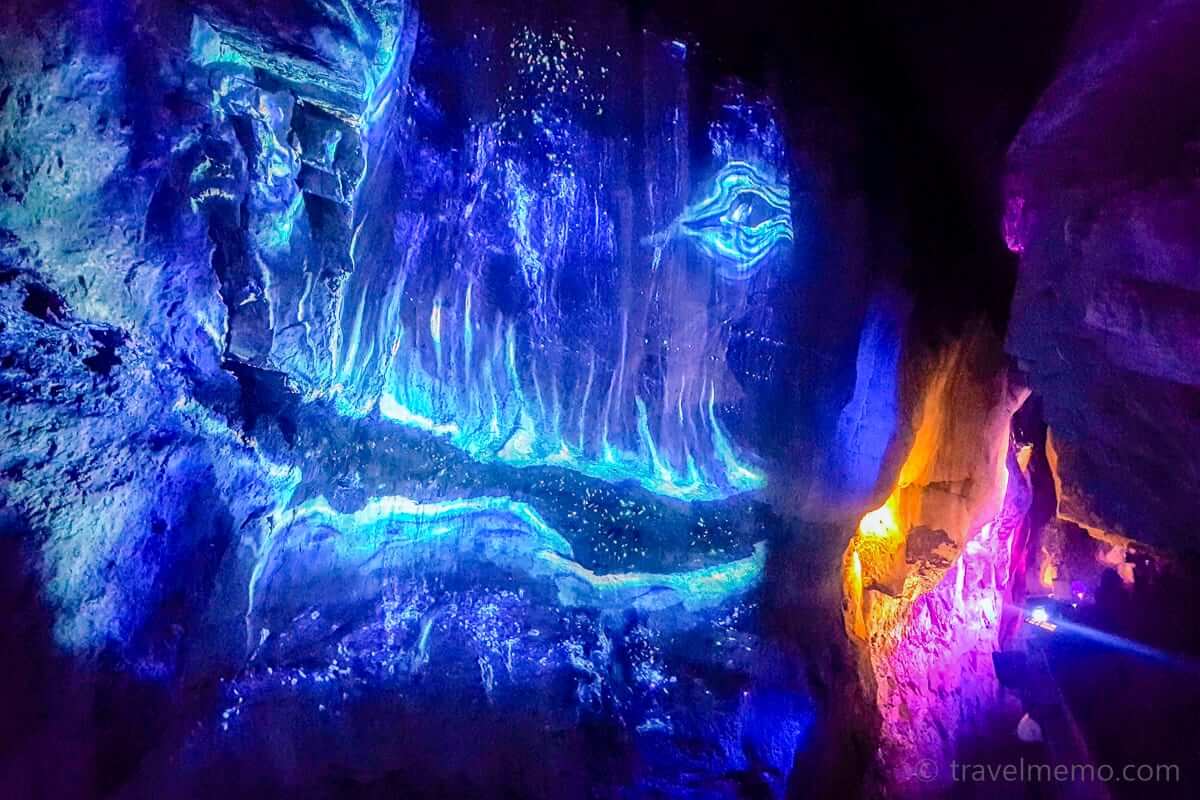 Tamina Gorge near Bad Ragaz - Light Ragaz with 3D Projection