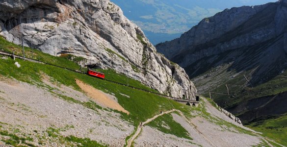 Mount Pilatus Golden Roundtrip - Cogwheel Train