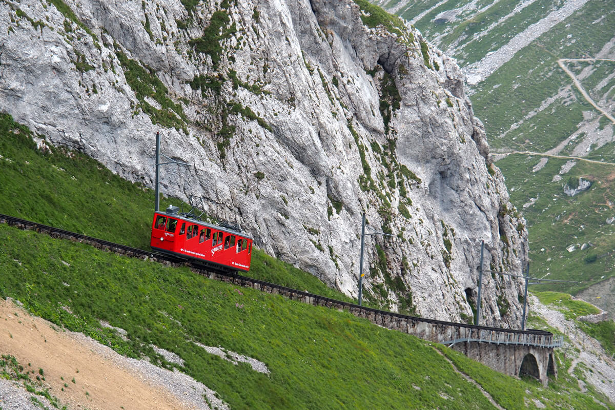 Mount Pilatus Golden Roundtrip - Cogwheel Train