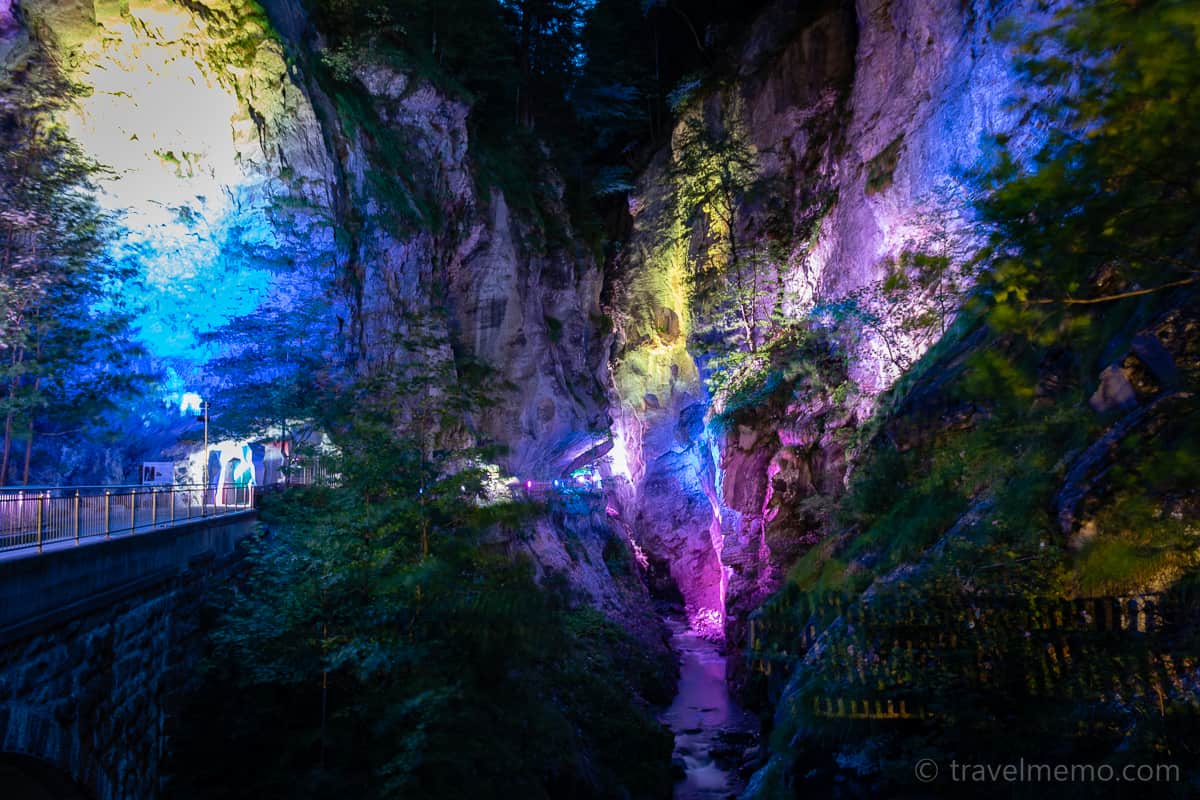 Tamina Gorge near Bad Ragaz - Light Ragaz