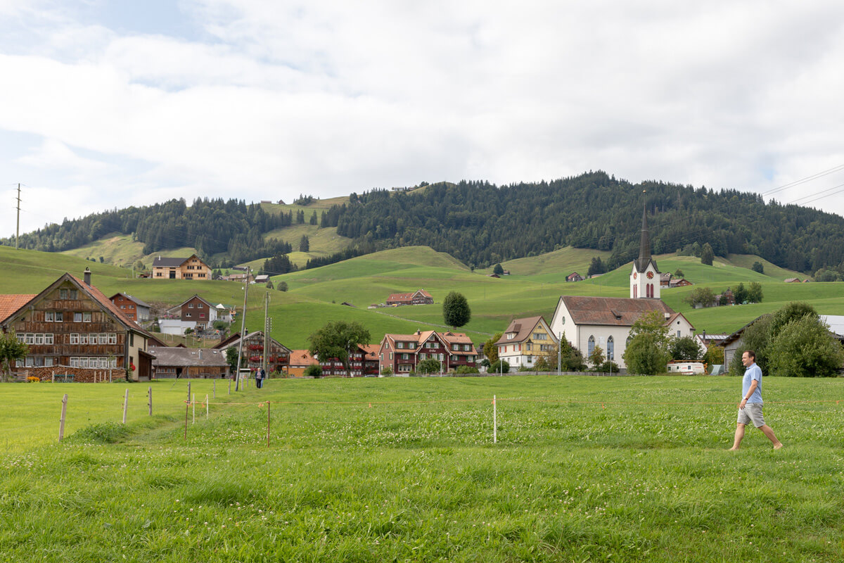 Barefoot Hiking on the Appenzell barefoot trail