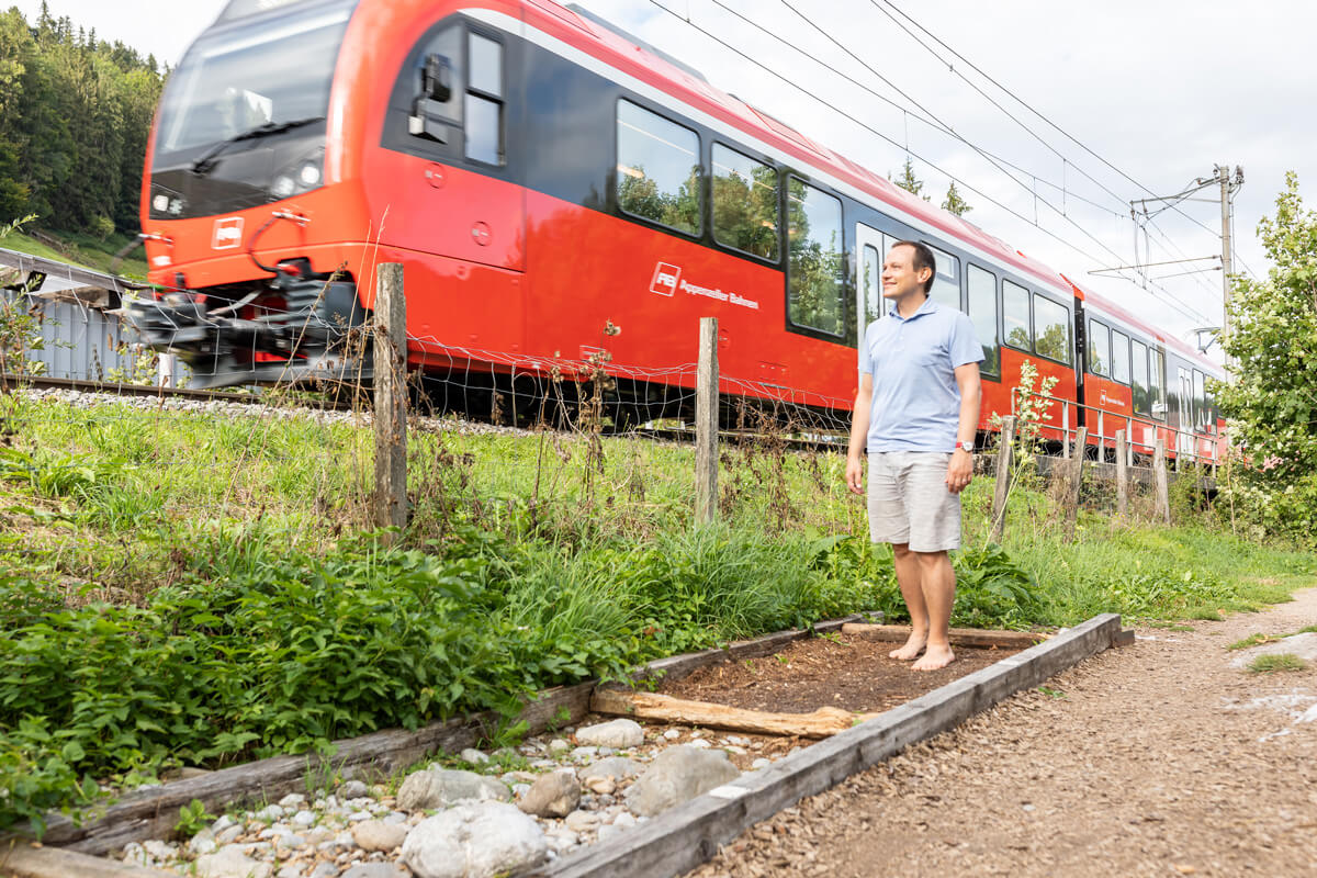 Barefoot Hiking on the Appenzell barefoot trail