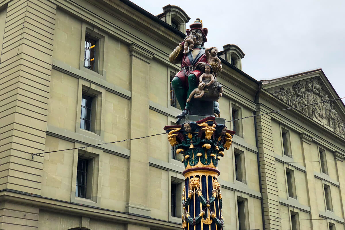 Bern Switzerland Child Eater Fountain