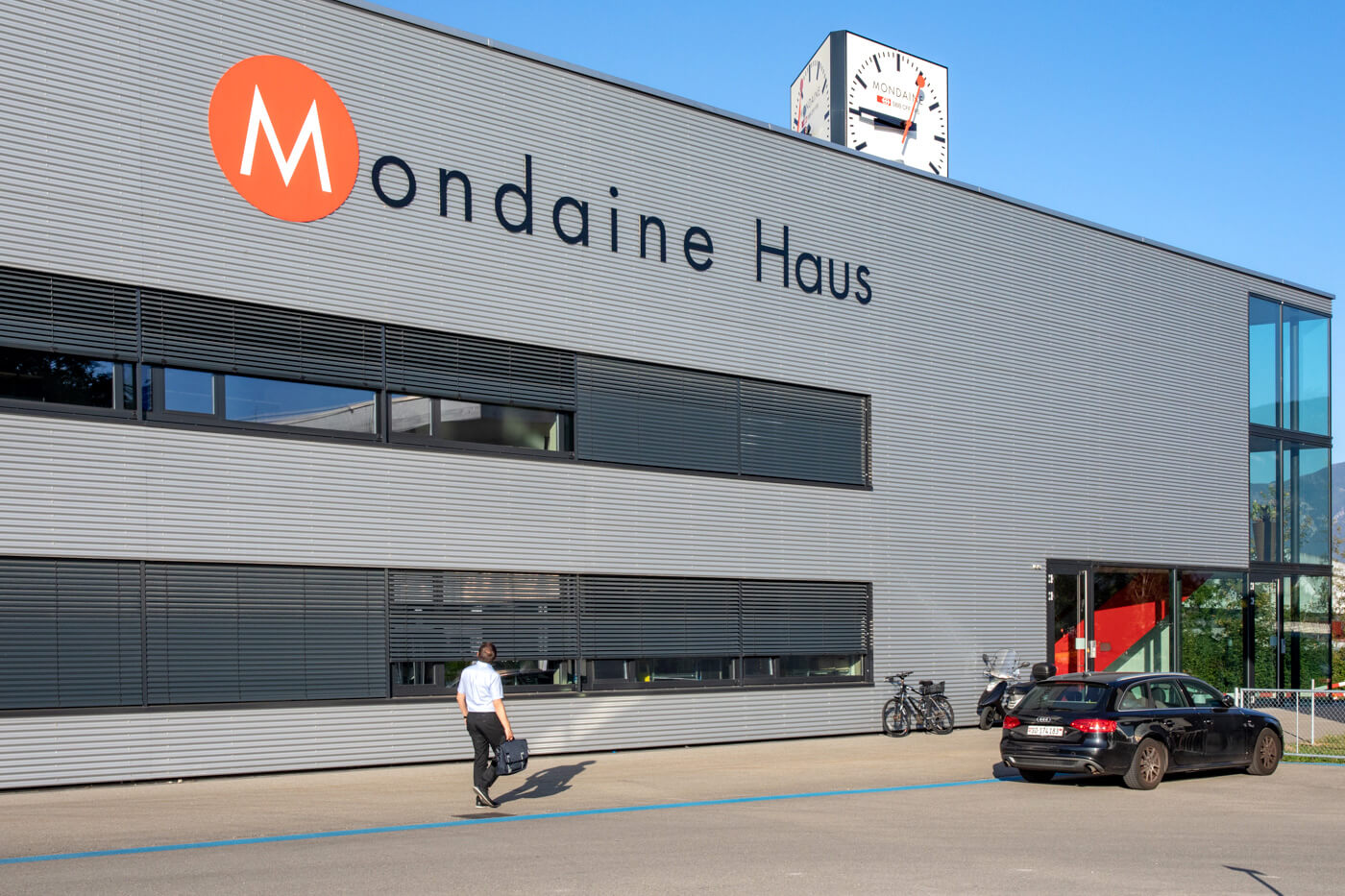 Mondaine Watch Factory in Biberist, Switzerland