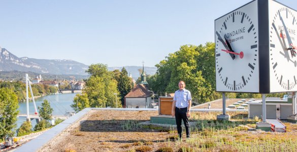 Mondaine Watch Factory in Biberist, Switzerland