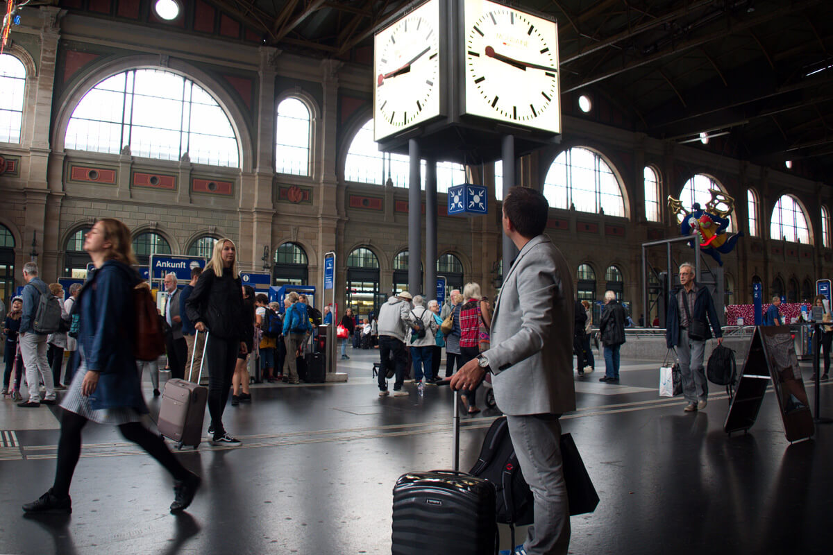 Zurich Main Station Mondaine Clock