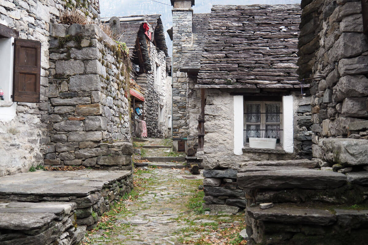 Corippo in Valle Verzasca, Switzerland