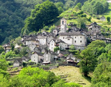 Corippo in Valle Verzasca, Switzerland