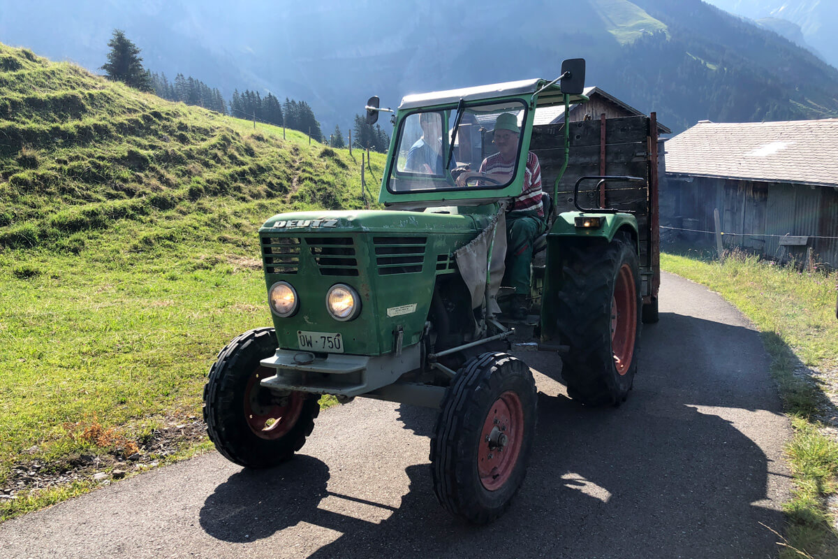 Cable Car Hiking Trail in Engelberg, Switzerland