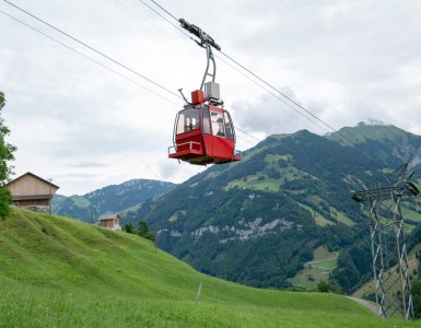 Cable Car Hiking Trail in Engelberg, Switzerland