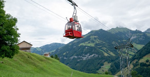 Cable Car Hiking Trail in Engelberg, Switzerland