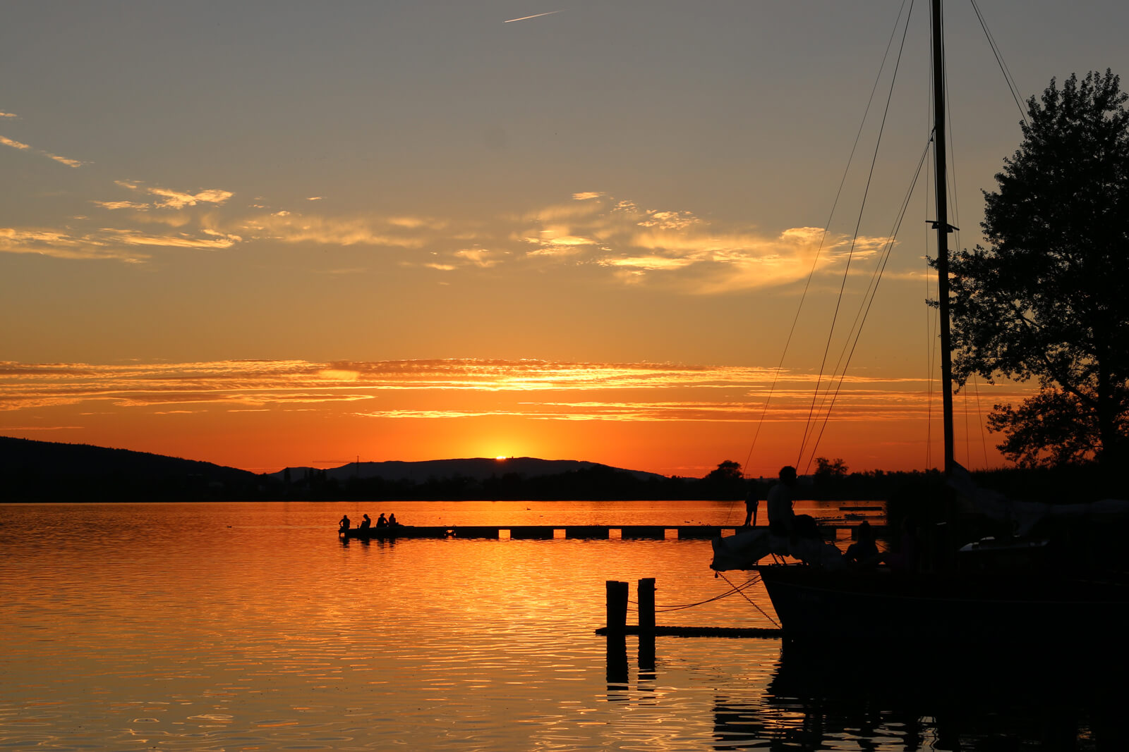 Greifensee Sunset in Switzerland