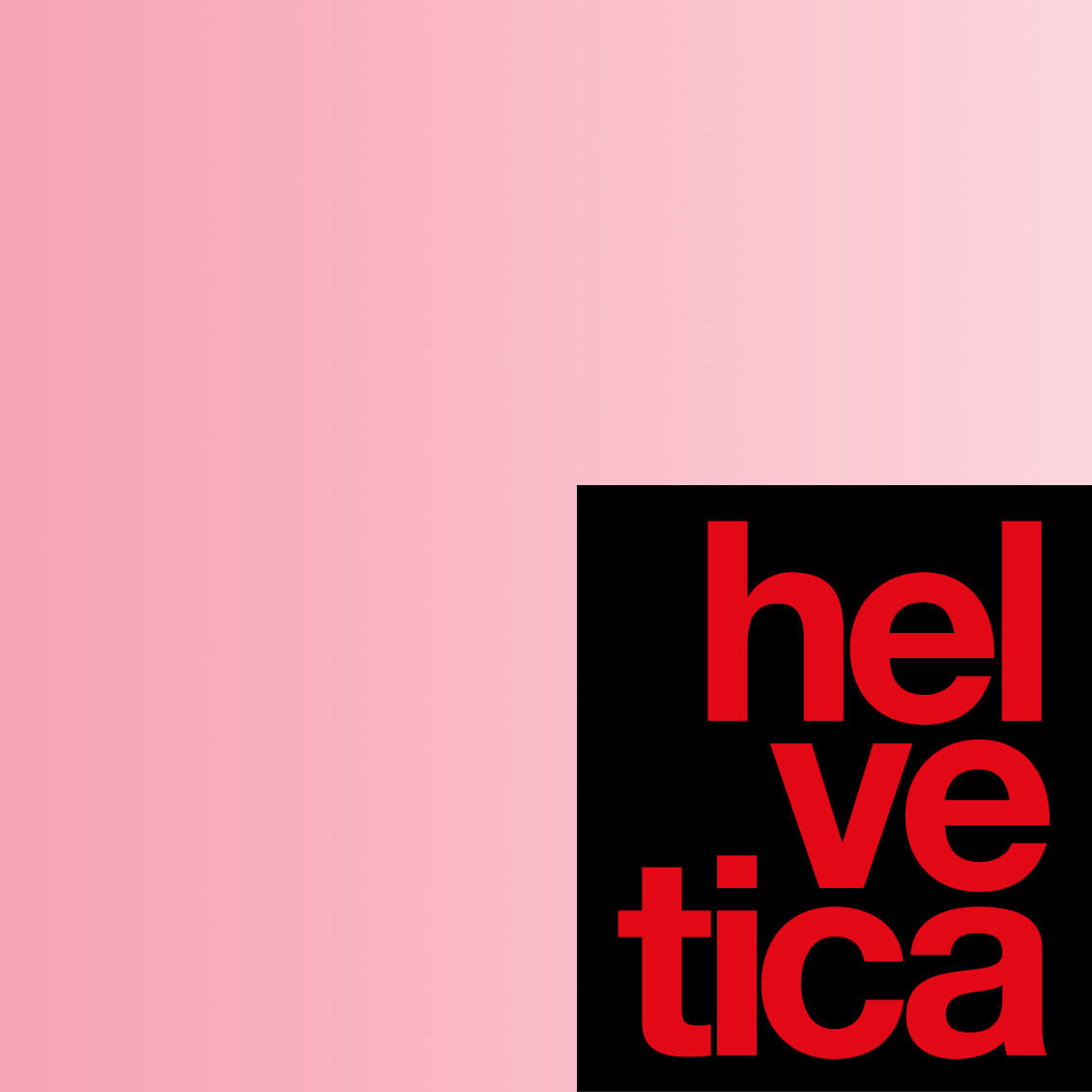 Swiss Inventions - Helvetica Typeface