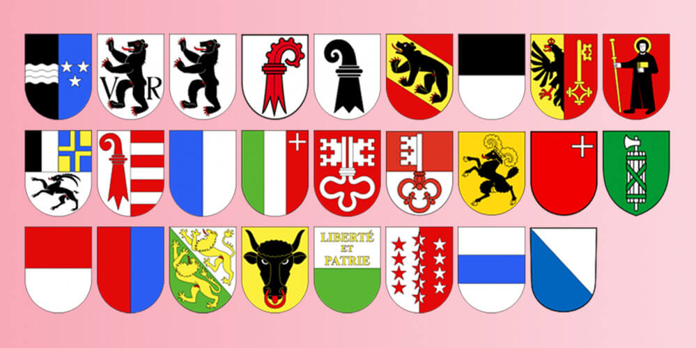 Swiss Canton Flags