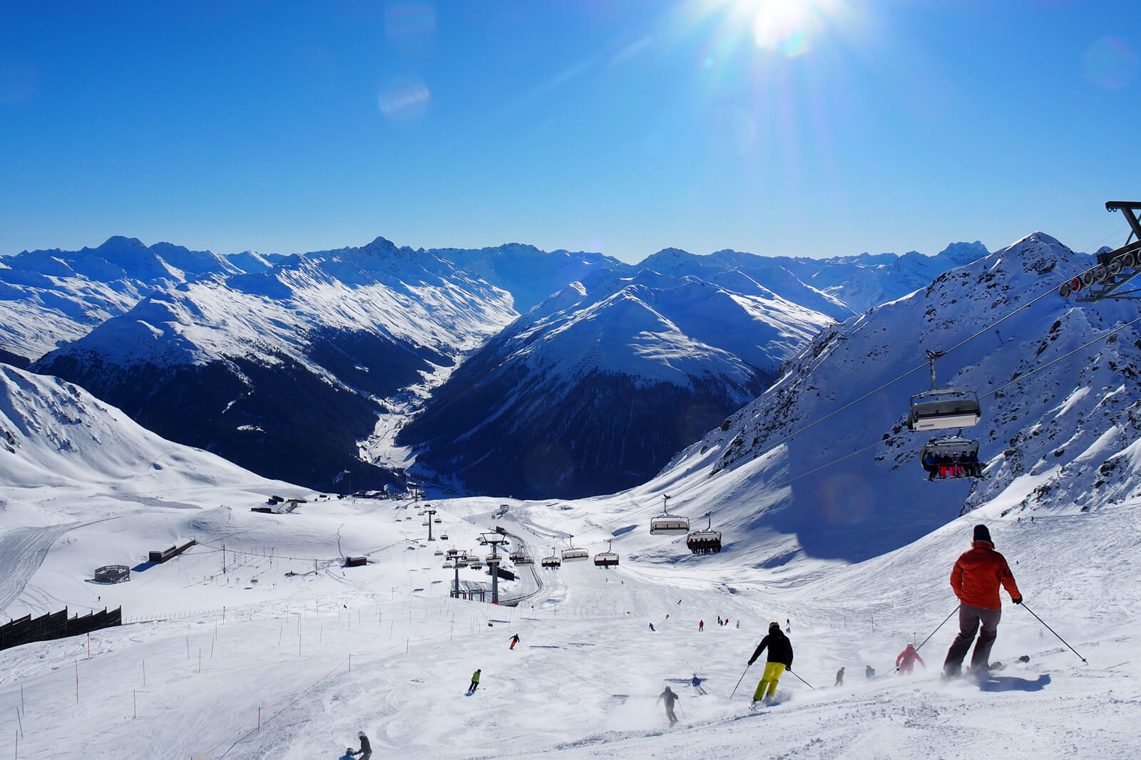 Davos, Switzerland - Parsenn Skiing