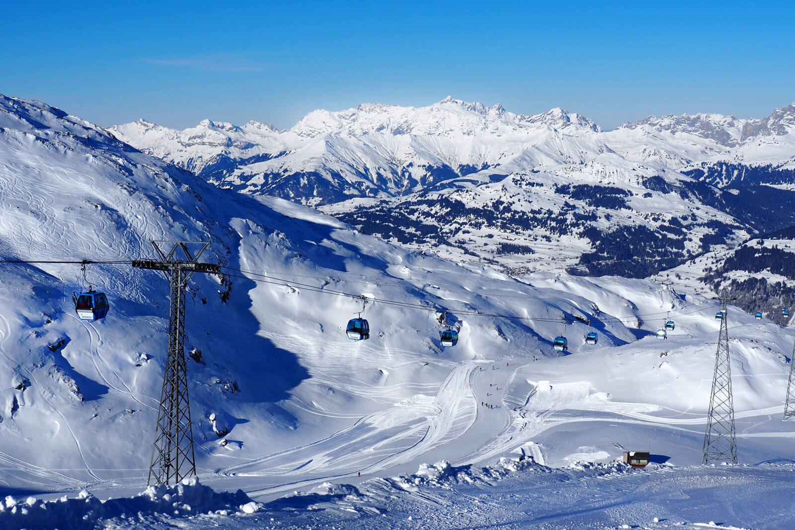 Davos, Switzerland - Parsenn Skiing