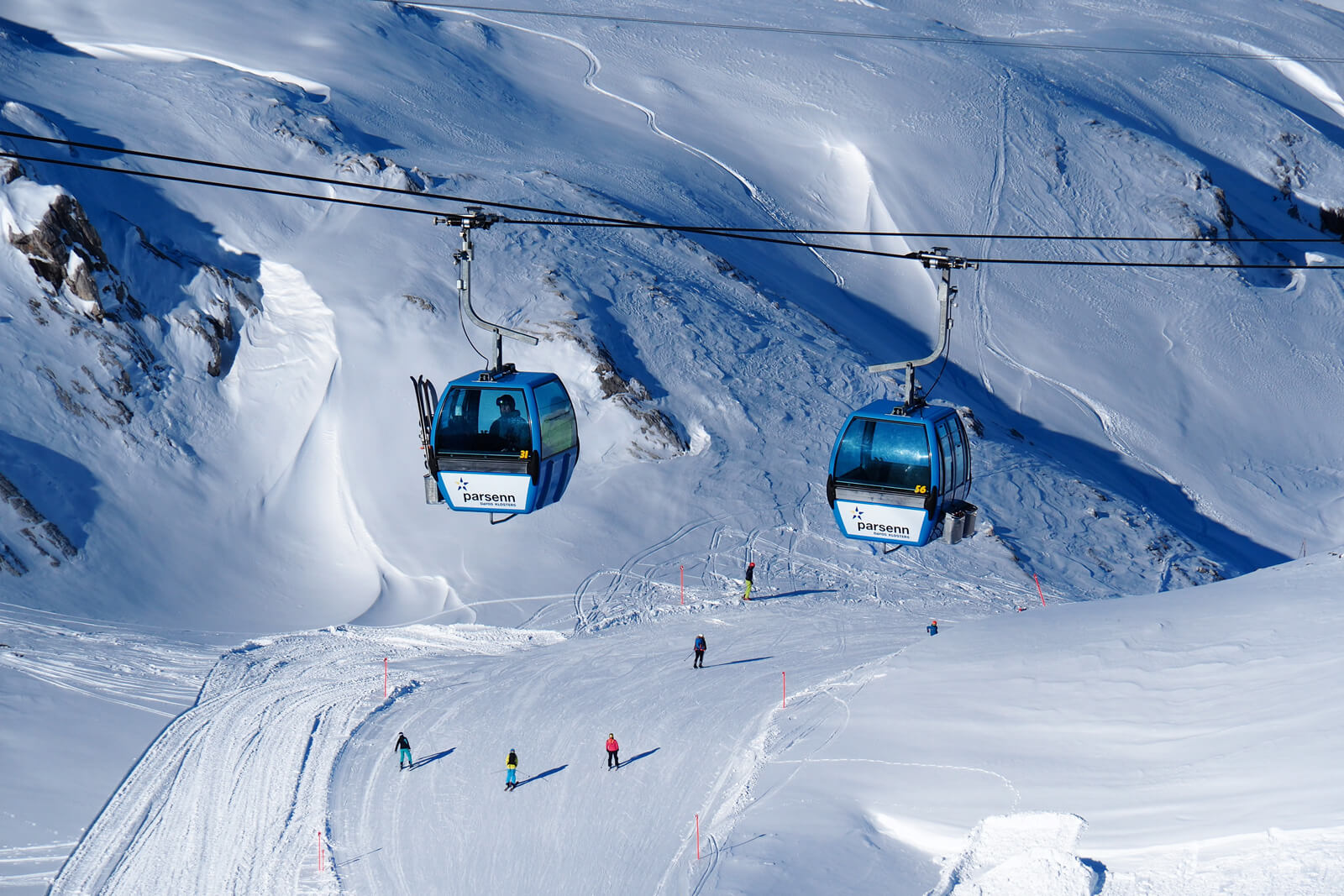 Davos, Switzerland - Parsenn Skiing