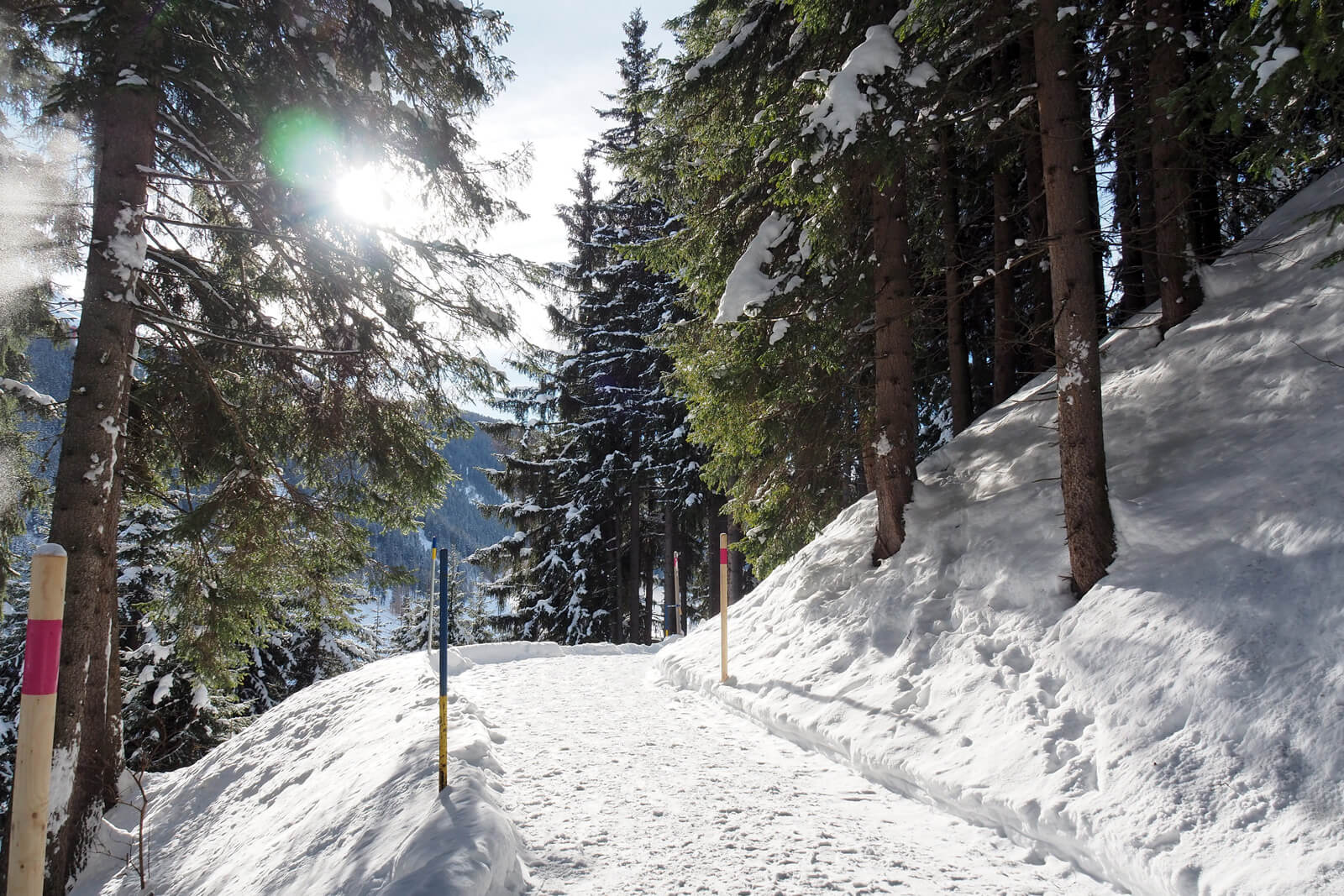 Davos Switzerland in Winter