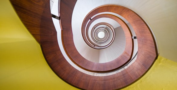 Spiral Staircase at Bleicherhof Zürich