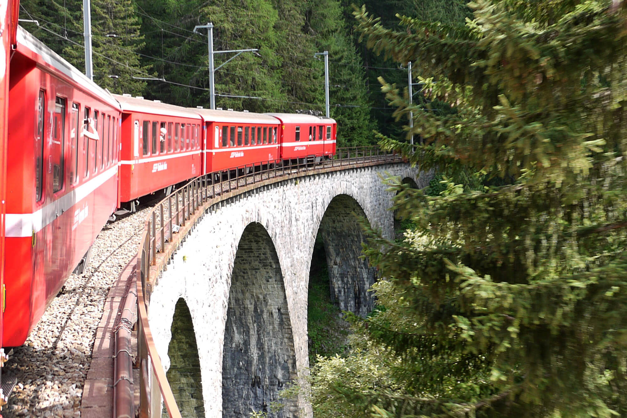 Bernina Express - Landwasser Viaduct