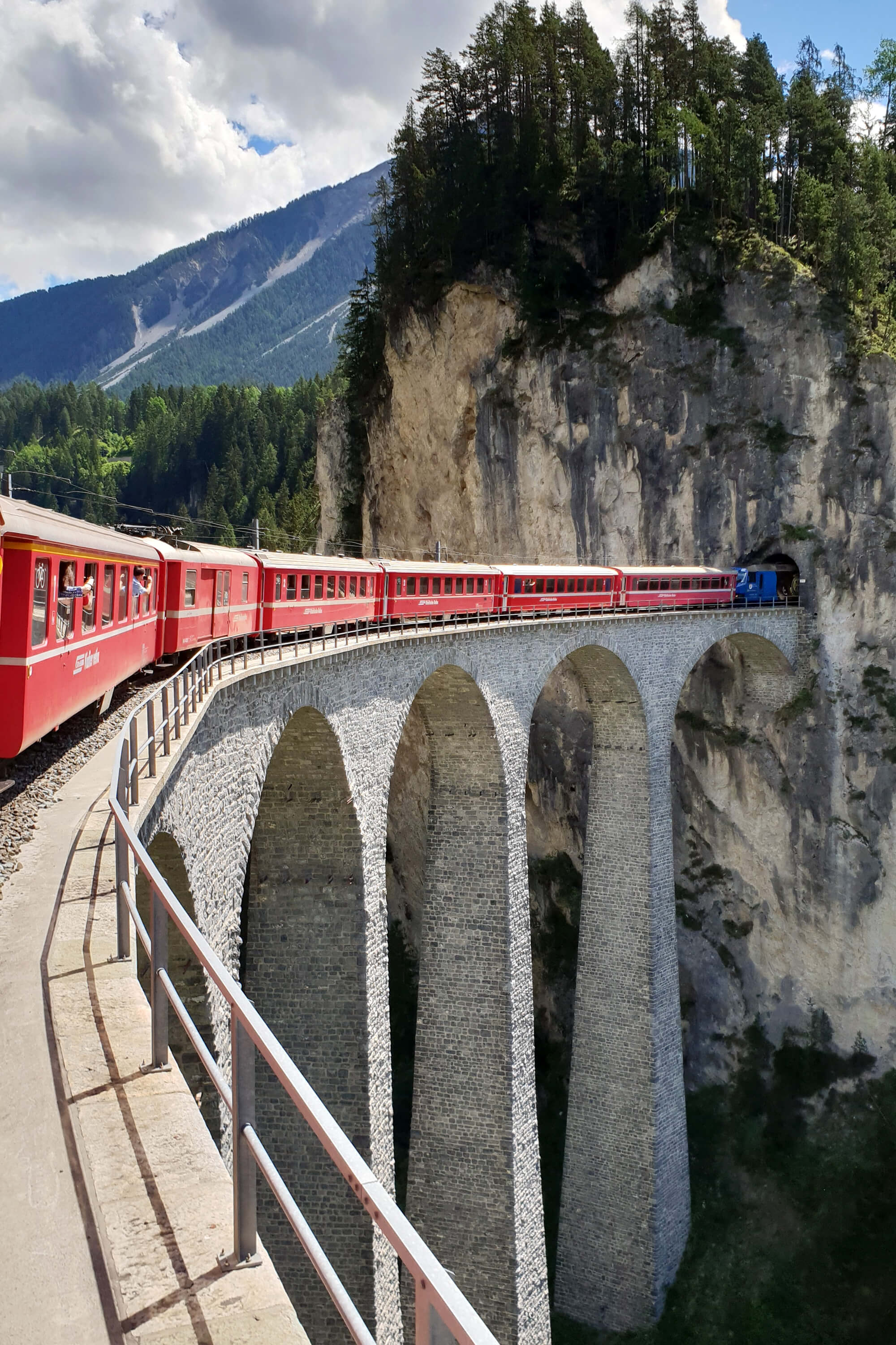 Bernina Express - Landwasser Viaduct