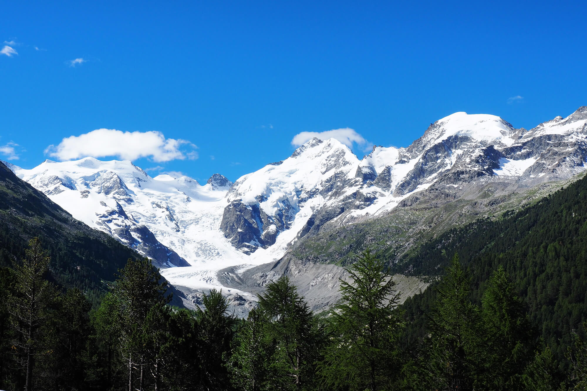 Bernina Express - Morteratsch Glacier