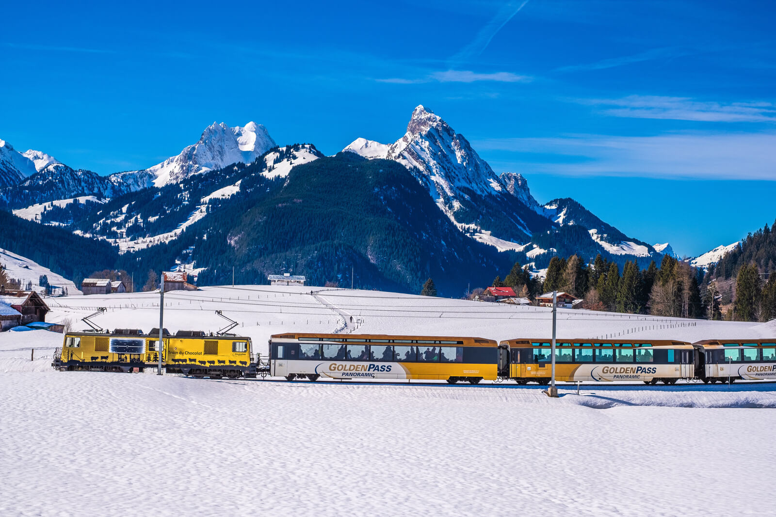 GoldenPass MOB Panoramic Train, Switzerland