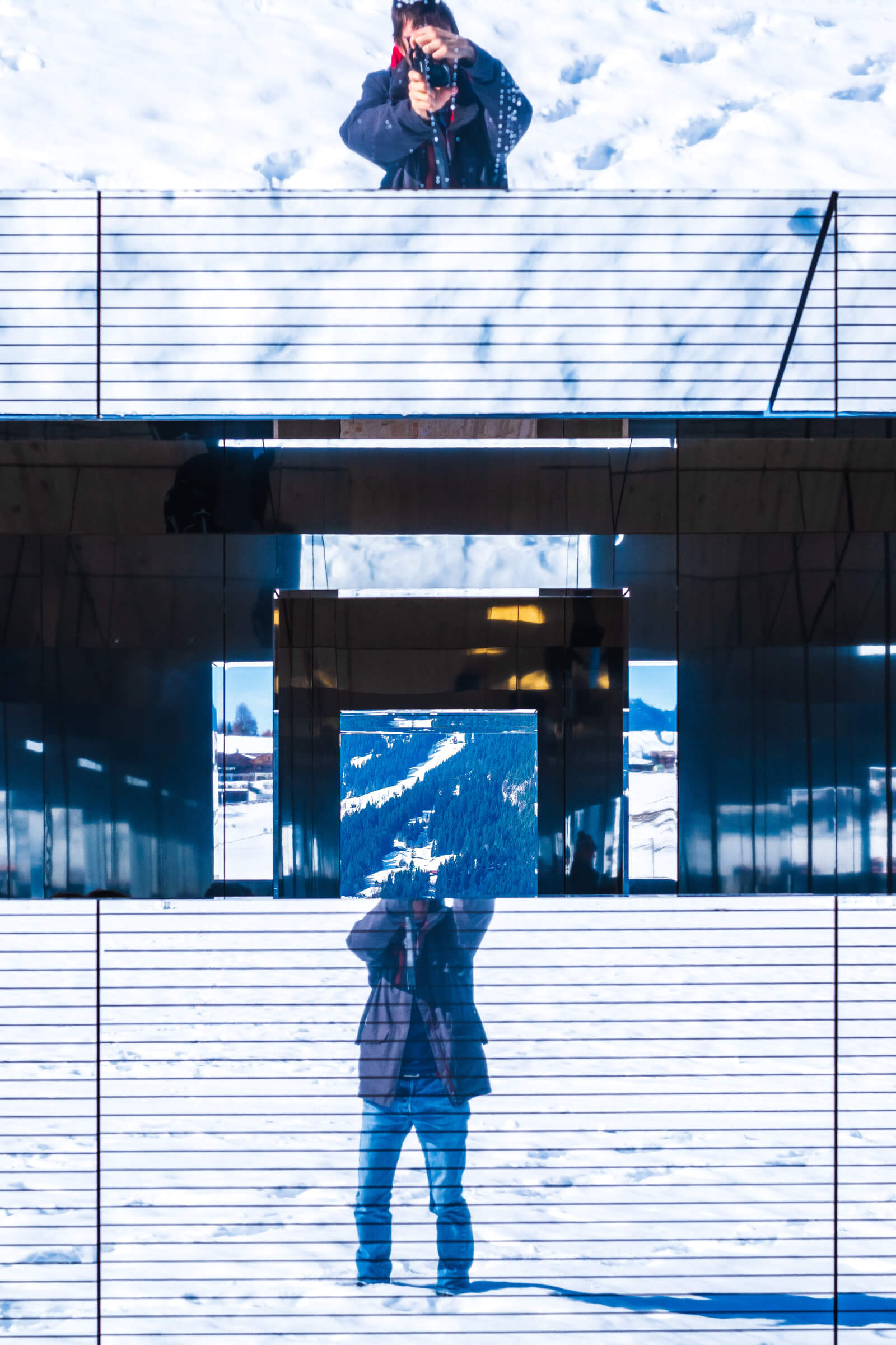 Mirage Chalet in Gstaad by Doug Aitken