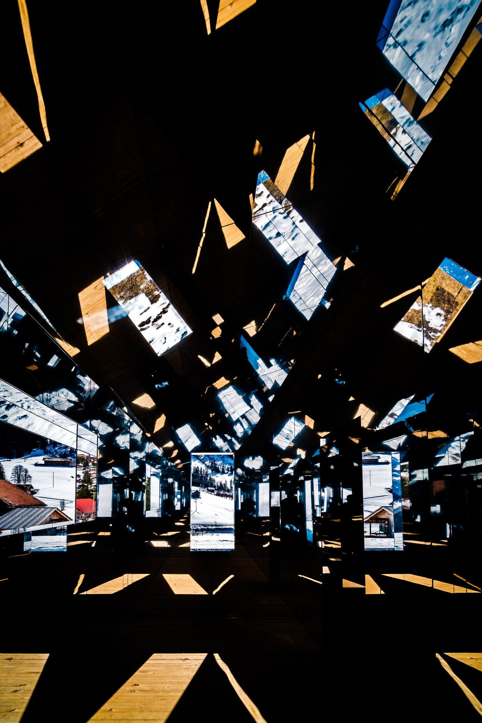 Mirage Chalet in Gstaad by Doug Aitken