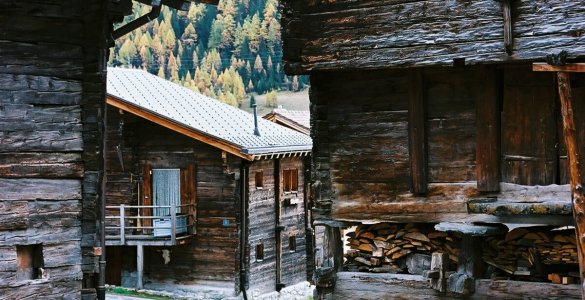 Münster-Geschinen Village, Switzerland