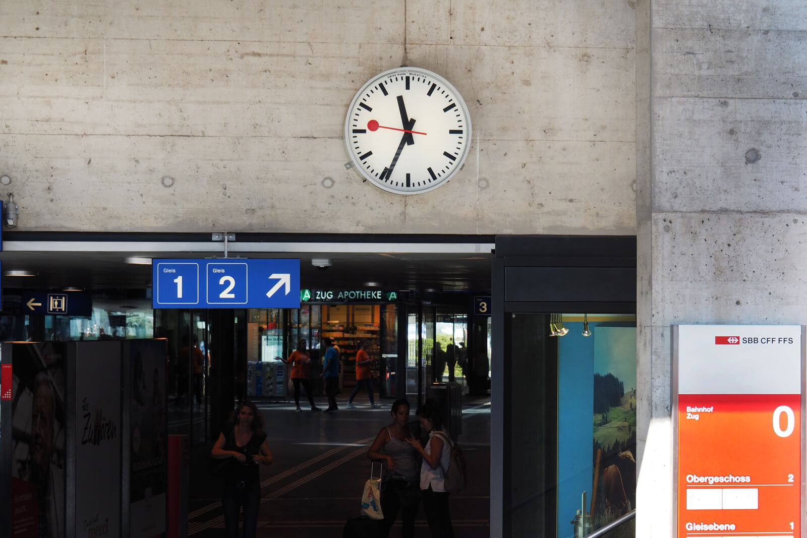 Mondaine Station Clock in Zug