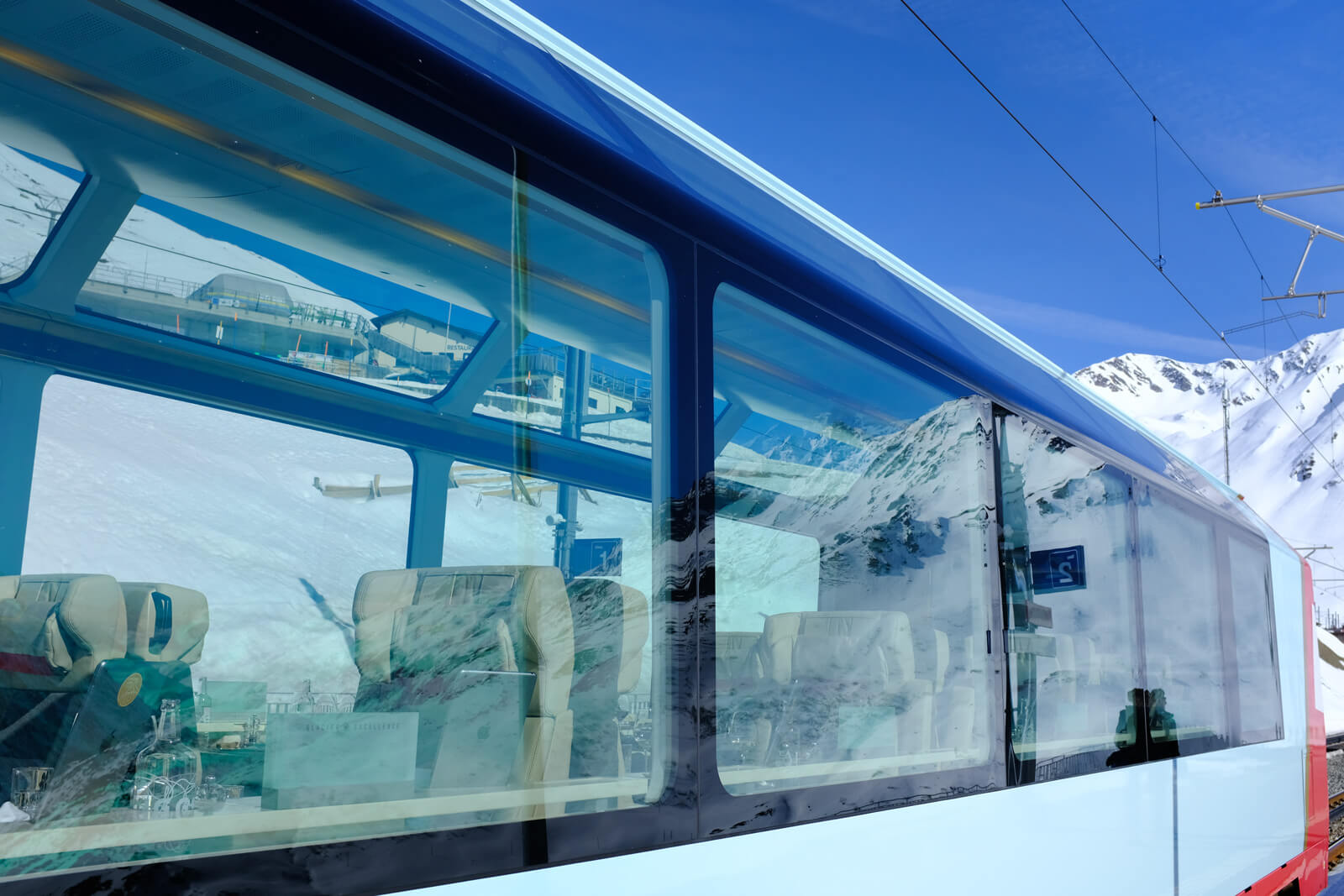 Glacier Express Train Line in Switzerland