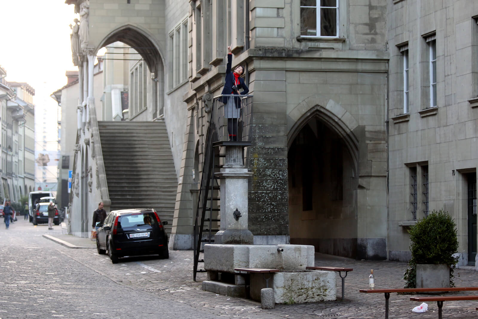 A fountain in the Old Town of Bern