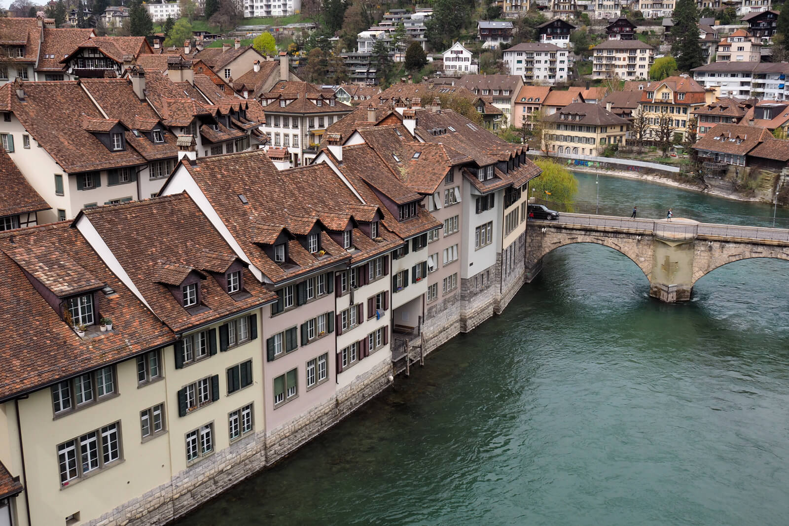 The River Aare in Bern, Switzerland