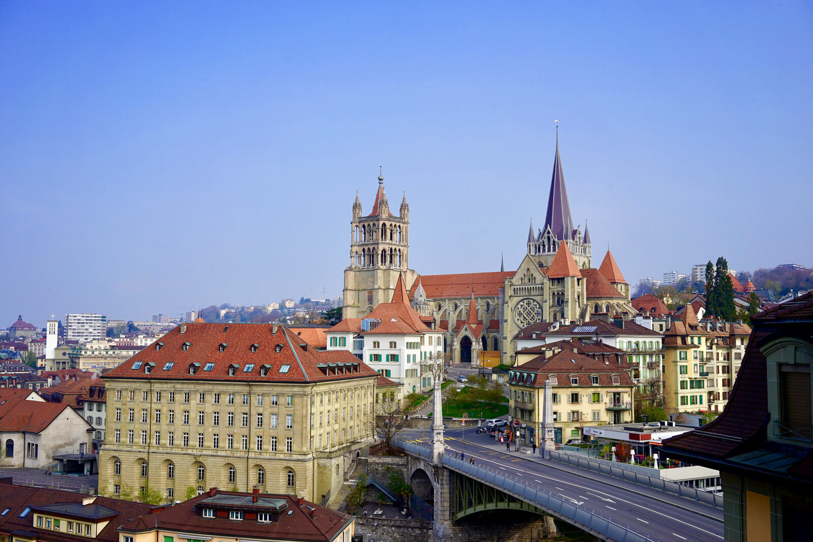 Architecture and History of Lausanne, Switzerland