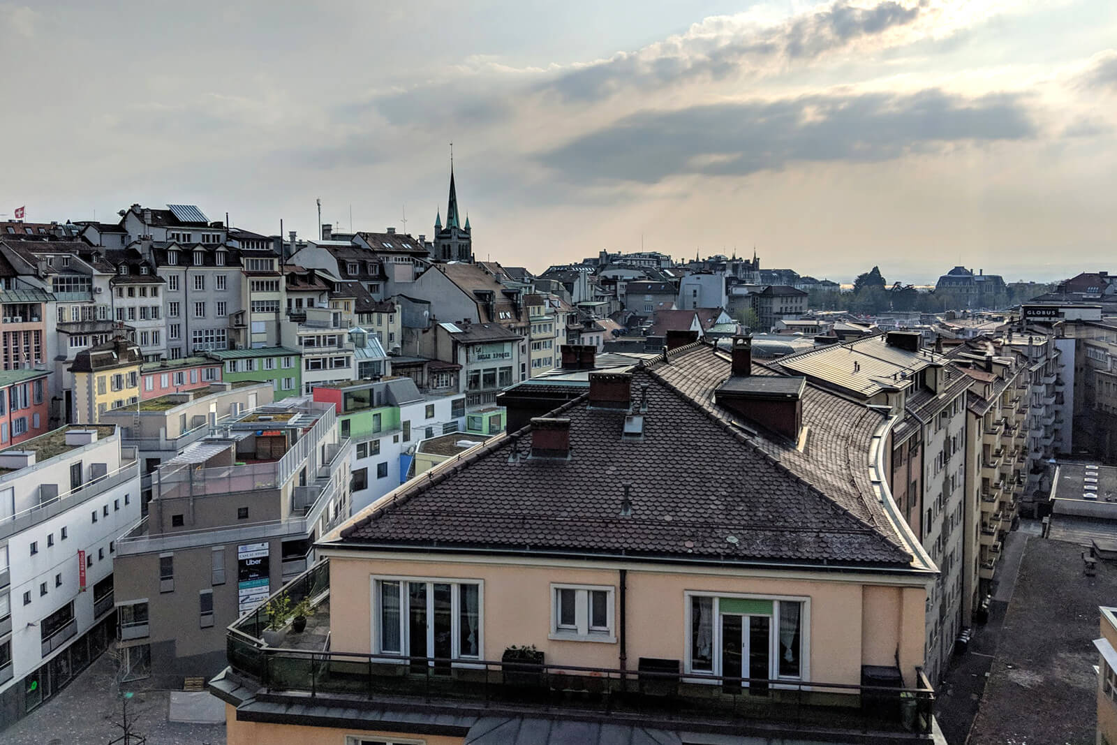 Lausanne View of Town