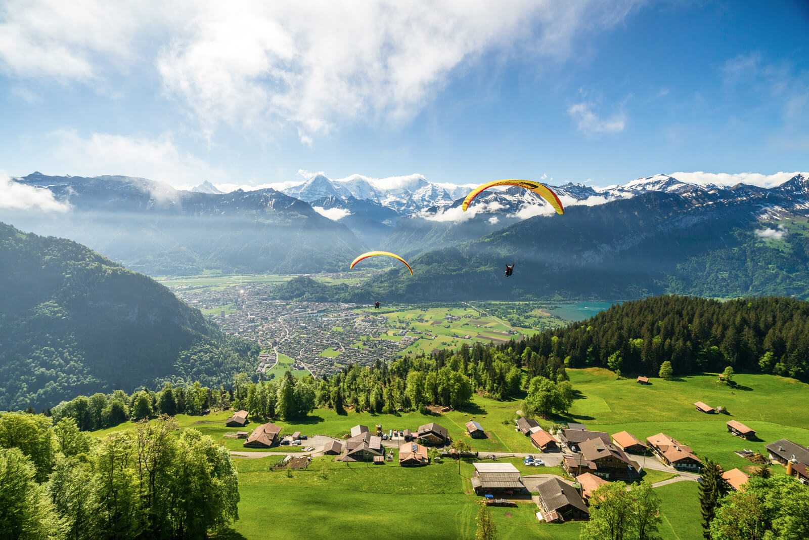 Paragliding Interlaken at Beatenberg