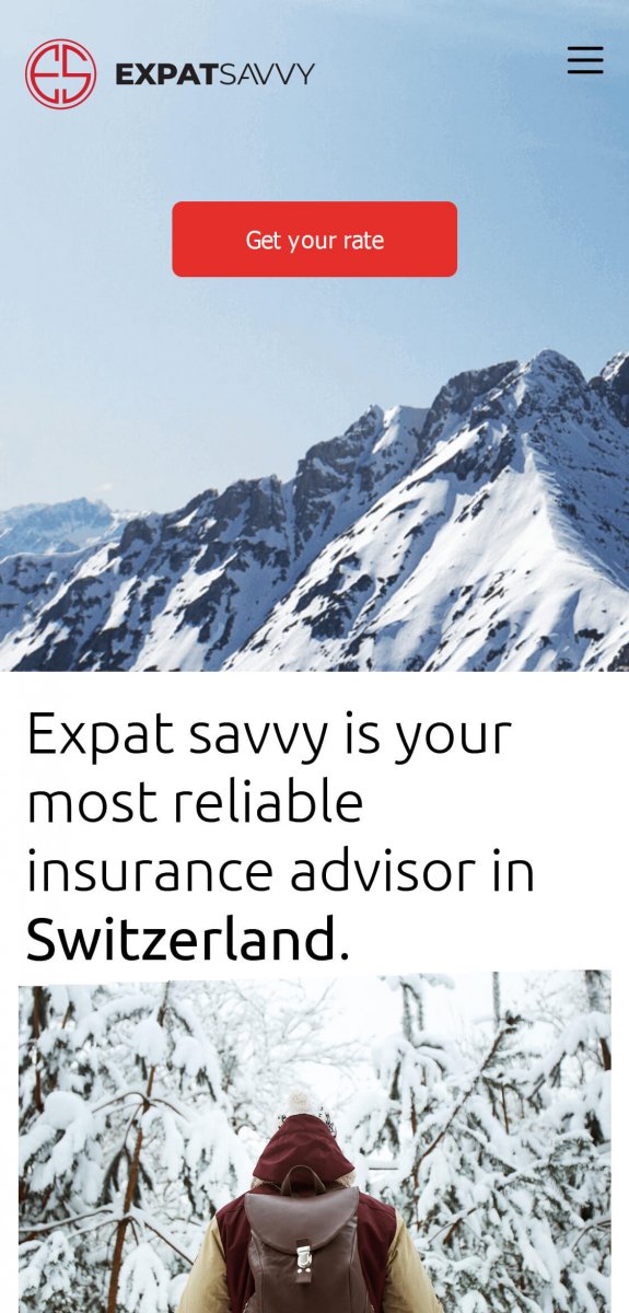 Expat Savvy Mobile View