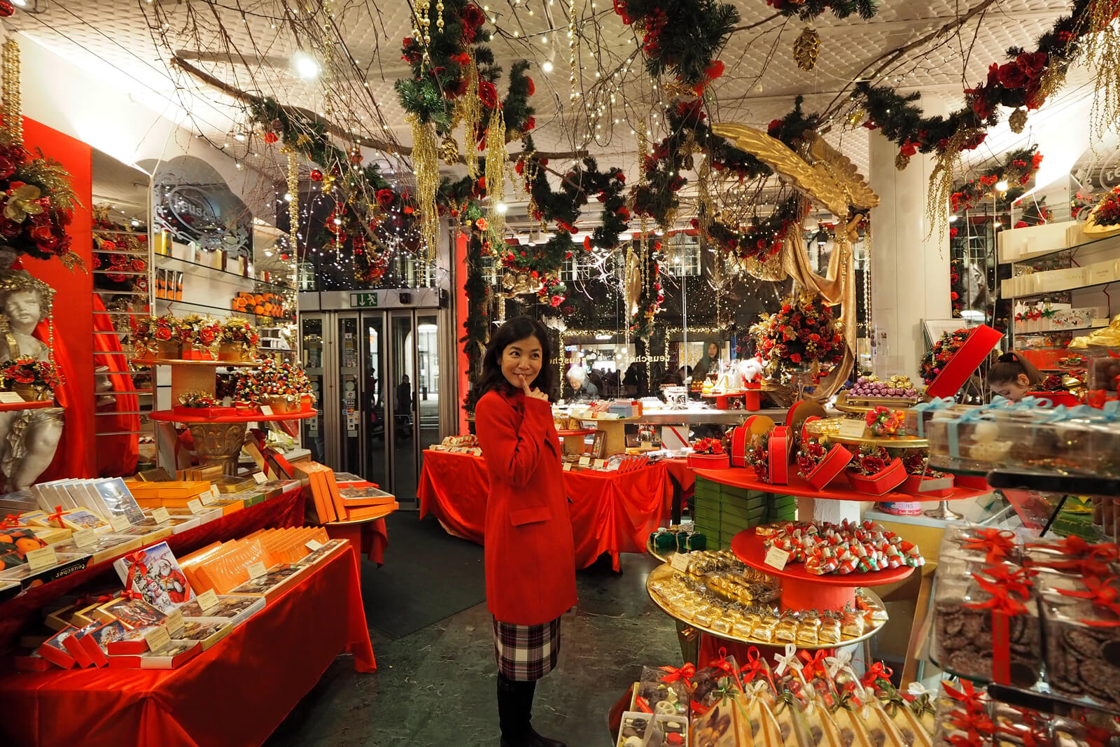 Confiserie Teuscher at Bahnhofstrasse in Zürich, Switzerland